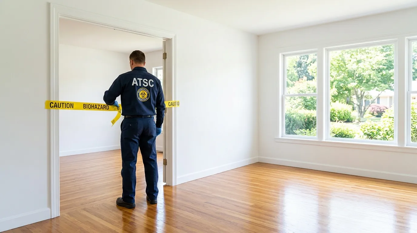 Certified biohazard cleanup crew performing Crime Scene Cleanup in Winthrop Harbor